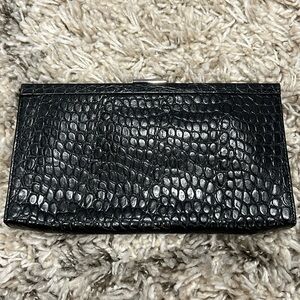 Banana Republic-Black Leather Clutch